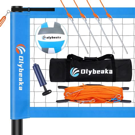 Amazon Olybeaka Professional Volleyball Net Outdoor Portable