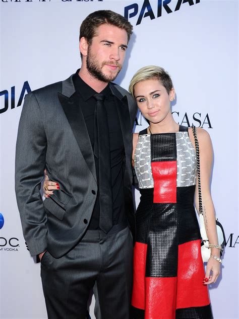 Photo Miley Cyrus et Liam Hemsworth lors de l avant première du film