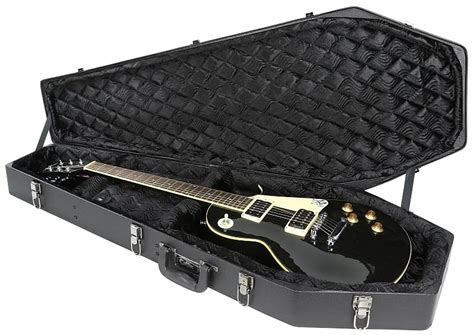 Coffin Case Coffin Guitar Case Black Velvet Cf G185bk Reverb