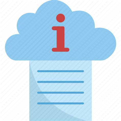 Cloud Information Detail Service Database Icon Download On Iconfinder
