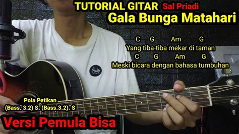 Tutorial Gitar Gala Bunga Matahari Sal Priadi Versi Gampang