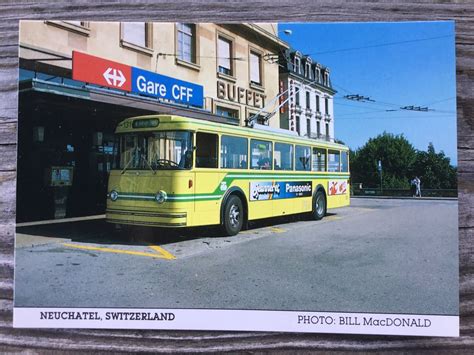 Ak Trolleybus Saurer Autobus Postauto Neuchatel Kaufen Auf Ricardo