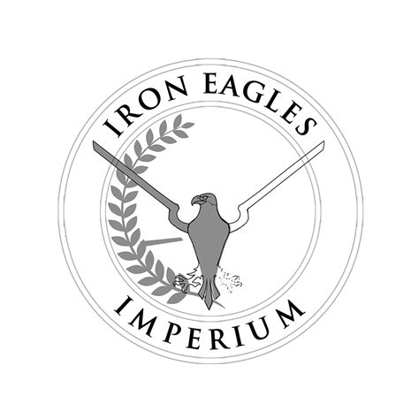 Iron Eagles Emblem D Illustration Konrad Dobson