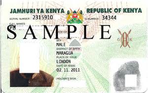 Kenya ID Card Kenya National Identity Card Check ID Status Kenya