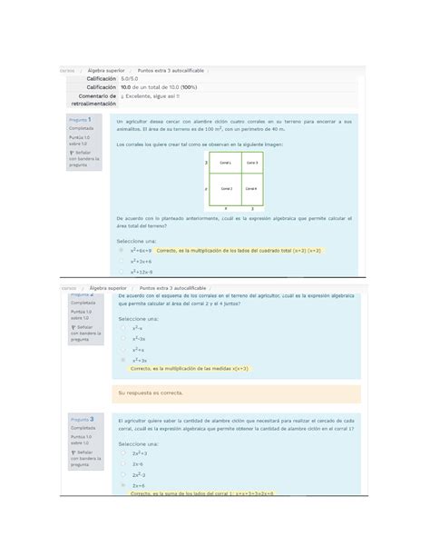 Autocalificable 3 Algebra Superior Studocu