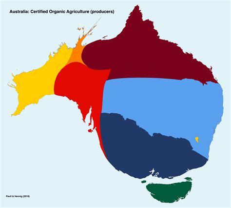 Organic Eprints Maps Of Organic Agriculture In Australia