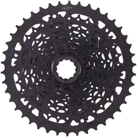 Advent H09 Cassette 9 Speed 11 42t Alloy Large Cog Black Cassette Body Type Shimanosram