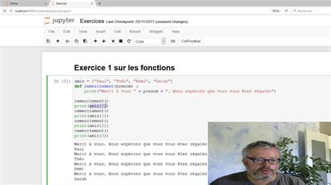 Python Correction C1P24Ex2 Les Fonctions YouTube