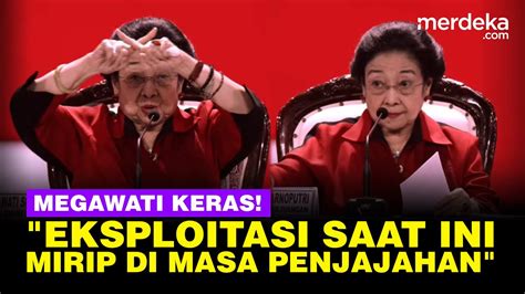 Sentilan Keras Megawati Di Rakernas PDIP Eksploitasi Saat Ini Mirip