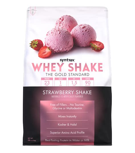 Syntrax Whey Shake 5lb Strawberry Shake Natures Village