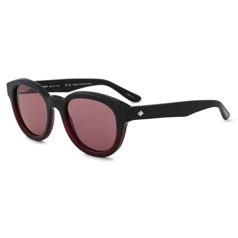 Giorgio Armani Women’s Phantos Sunglasses Black Burgundy Sunglasses Giorgio Armani