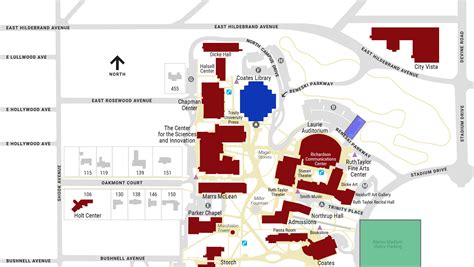 Trinity University Campus Map - Wynne Karlotte