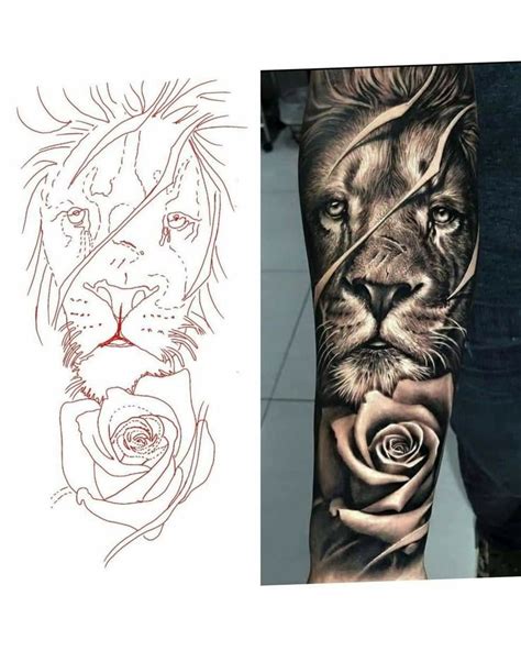 Pin By Christina Marie On Tatandlines In Lion Head Tattoos Lion