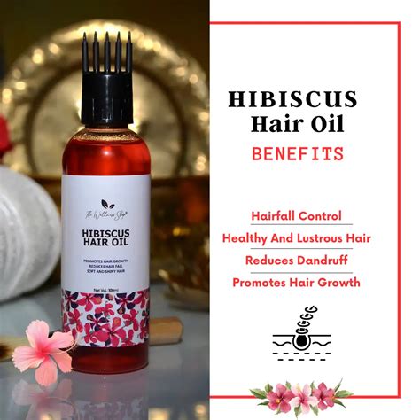 Buy Best Hibiscus Hair Oil For Hair Fall Control Online The Wellness Shop