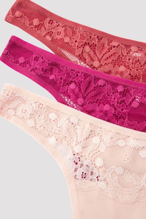 Multi Color Hot Summer Lacy Detailed Packed Thong Panties Penti Romania