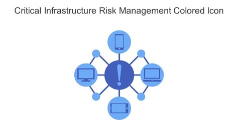 Critical Infrastructure Risk Management Colored Icon In Powerpoint Pptx Png And Editable Eps