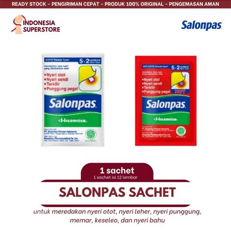 Jual Koyo Salonpas Pereda Nyeri Hisamitsu Sachet Isi Lembar