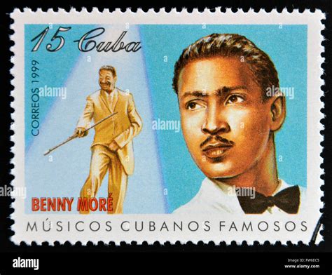 Cuba Circa A Stamp Printed In Cuba Dedicated To Famous Cuban