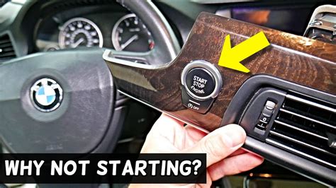 WHY PUSH START IGNITION SWITCH BUTTON DOES NOT WORK BMW X1 X2 X3 X4 X5