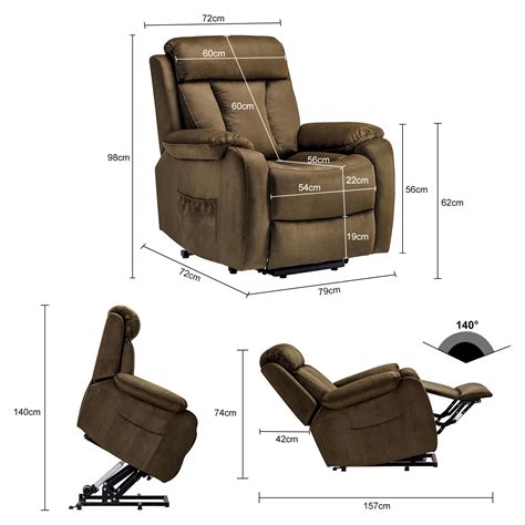 Dazone Power Lift Recliner Chair Electric Lift Chair Sigle Sofa Lounge