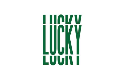 Premium Vector Lucky Svg