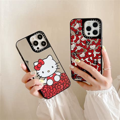 Ốp điện Thoại Hello Kitty Mirror Casetify Cho Iphone 16 15 14 13 12 11