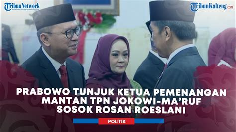 Mantan Timses Jokowi Amin Rosan Roeslani Tim Kampanye Nasional Prabowo