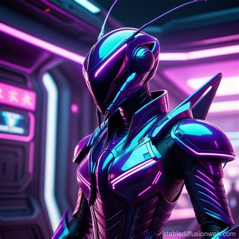 Futuristic Mantis-Ape Warfare | Stable Diffusion Online