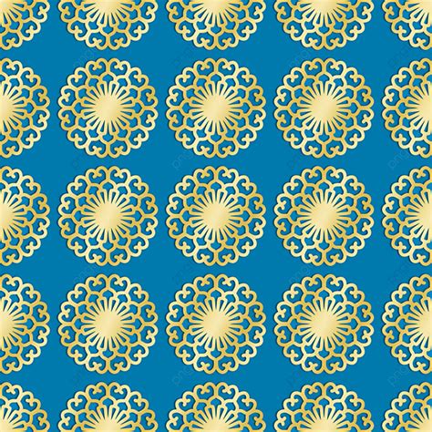 Blue Geometric Pattern Background, Blue Pattern, Seamless, Gold Pattern ...