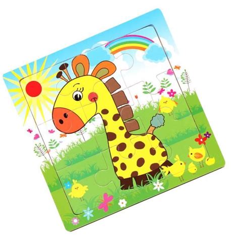 Zerodis Jeu De Puzzle En Bois Pour Enfants Animaux Ducatif Ans Et