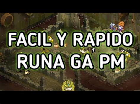 La Manera Mas Facil De Sacar Runas Ga Pm En Dofus Touch Youtube