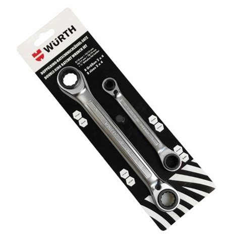 Wurth 2X Klucz Oczkowy Z Grzechotka 4W1 + Adepter - Wurth | Sklep EMPIK.COM
