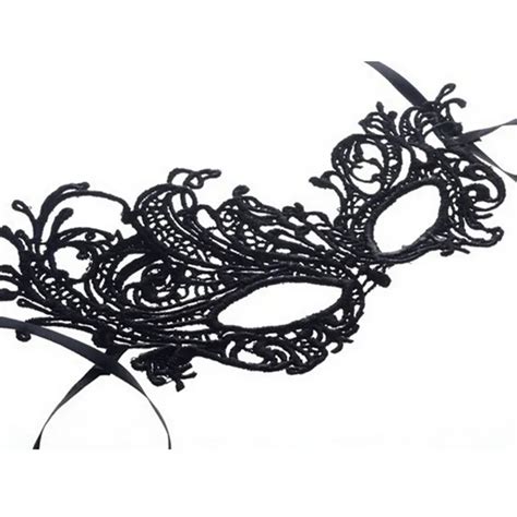 Black Leather Eye Mask For Sexy Lady Cutout Eye Face Mask Masquerade