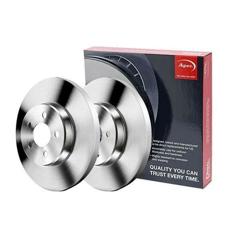 APEC Rear Pair Of Brake Discs For Skoda Superb 2 0 Litre July 2019 To