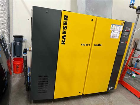 50 HP Kaeser BSD Rotary Screw Air Compressor 2021 Only 21 Run Hours