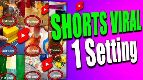 🤯1 Setting से सेकंड में Short Viral📈 How To Viral Short Video On