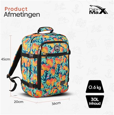 CabinMax Metz Reistas Handbagage 30L Easyjet Rugzak Backpack