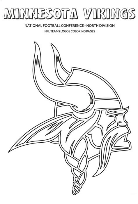 Printable Minnesota Vikings Coloring Pages Pdf - Coloringfolder.com ...