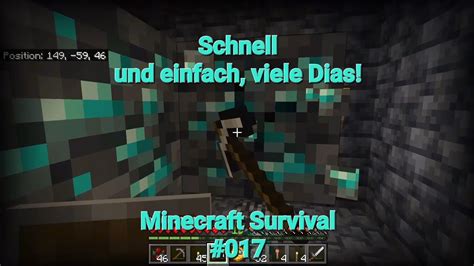 So Findet Man Schnell Und Einfach Ganz Viele Diamanten Minecraft