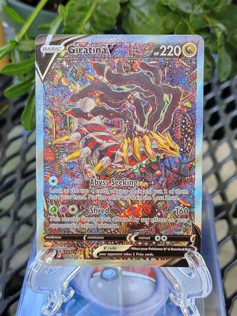 Pok Mon Tcg Giratina V Sword Shield Lost Origin Holo Ultra