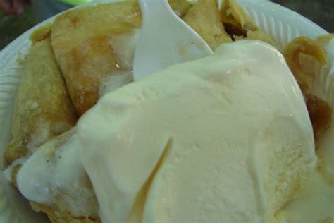 Ryan's photography: Day44-Apple Dumpling with Ice Cream.