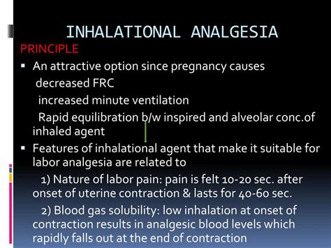 Ppt Non Neuraxial Techniques For Labor Analgesia Powerpoint Presentation Id 1897850