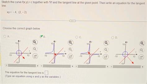 Solved Sketch The Curve F X Y C Together With F And The Chegg