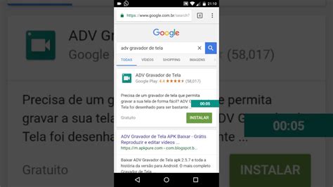 Tutorial Simples De Como Baixar Adv Gravador De Tela Youtube