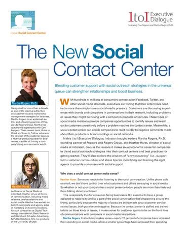 The New Social Contact Center By SCRM SCRM Issuu