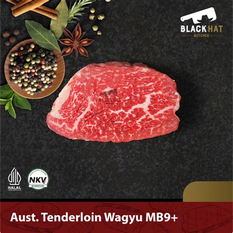 Jual Australian Wagyu Tenderloin Mb Steak Cut Daging Steak