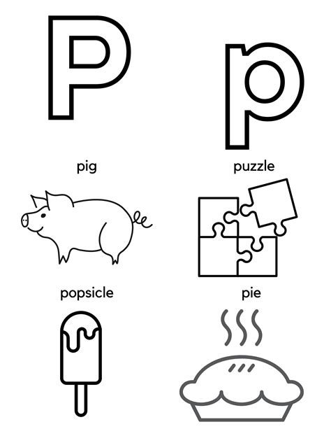 Letter P Preschool Worksheets Preschool Alphabet Preschool Etsy