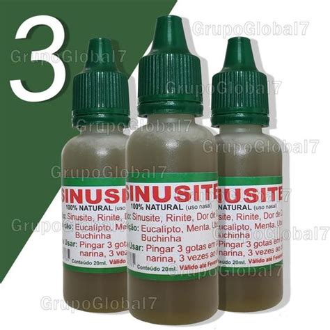 Sinusite Natural Uso Nasal Ml Atacado Unidades Higiene E