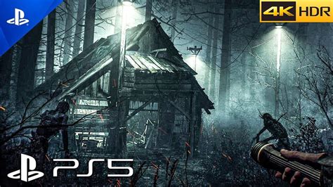 PS5 Cabin In The Woods Scary Realistic ULTRA Graphics Gameplay 4K