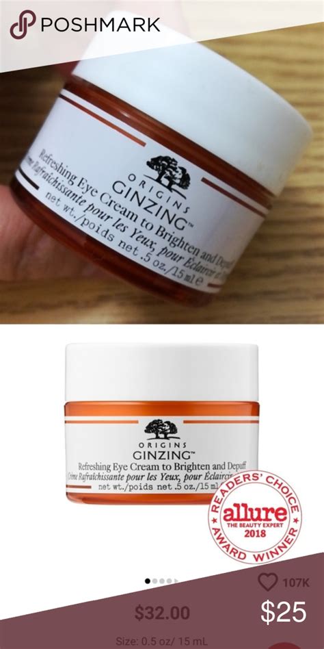 Origins Ginzing Refreshing Eye Cream Full Size Ml